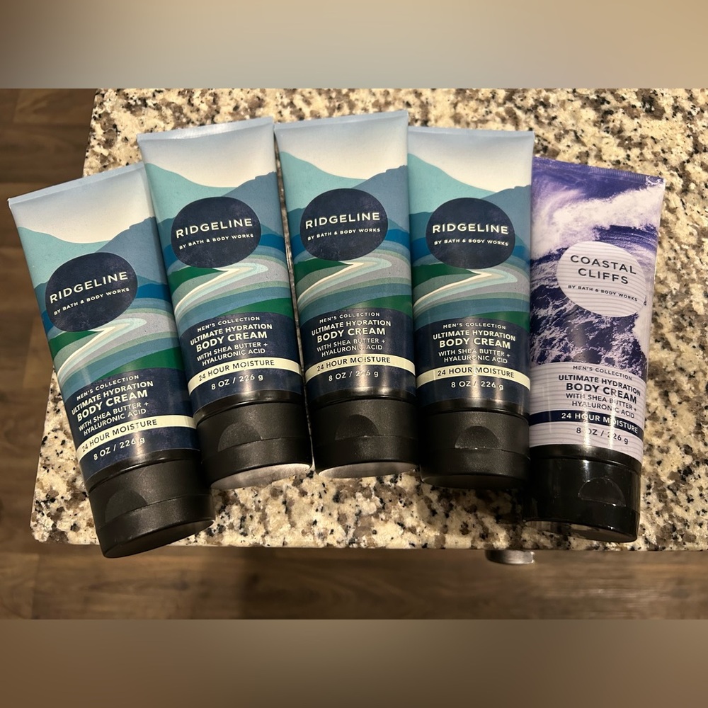 Bath and Bodyworks 5 Body Creams